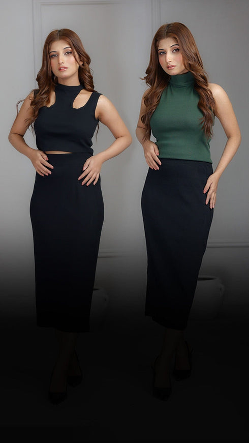 Halter & French Cut Top - 2 Piece Pack